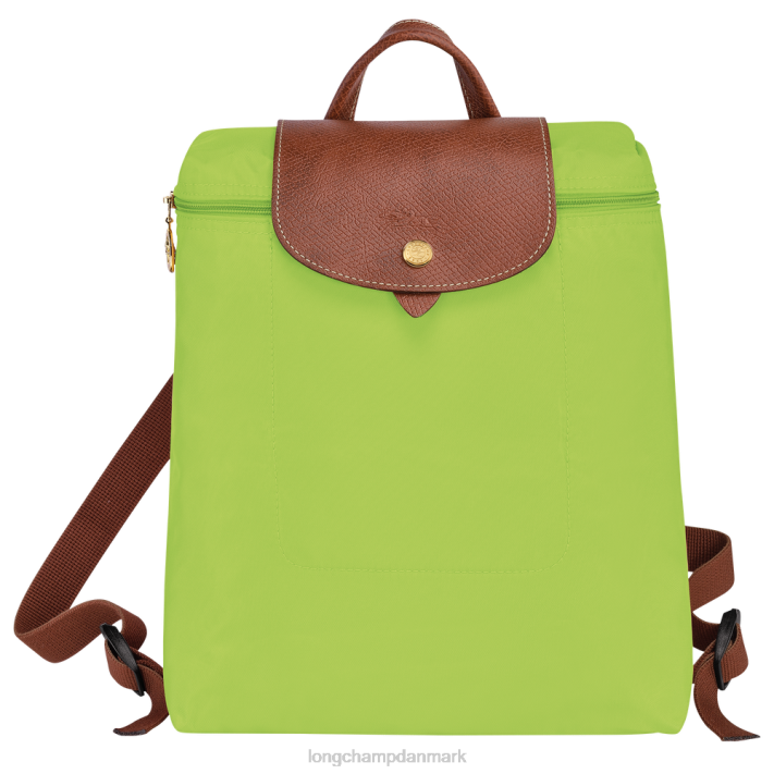 Longchamp Kvinder le pliage original rygsæk ZJNL442 poser grønt lys