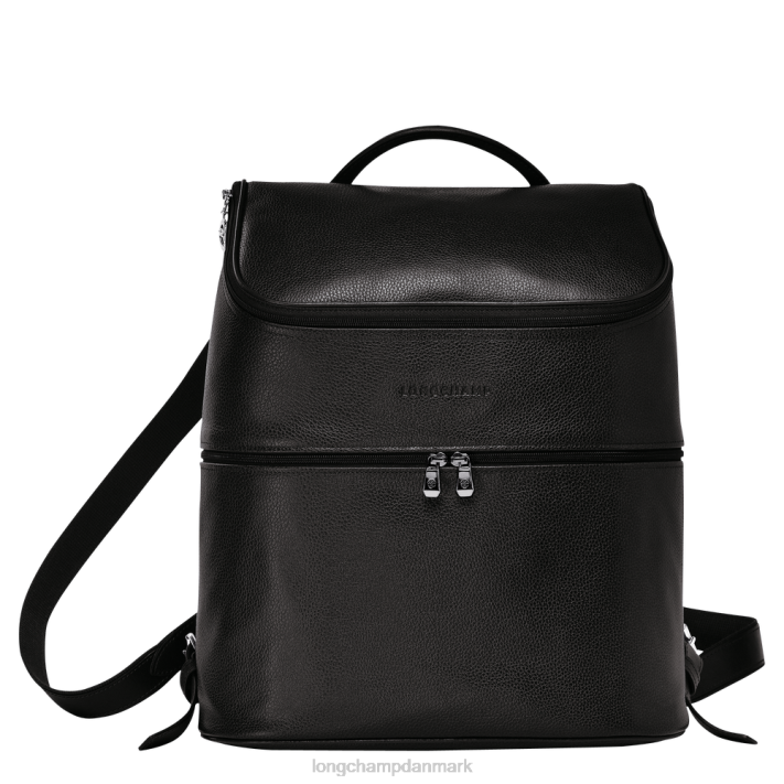 Longchamp Mænd le foulonne rygsæk ZJNL448 poser sort